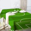 Football Field Plan Home Tablecloths Dining Decoration And Rectangular Table Accessories Waterproof Cloth Anti-stain