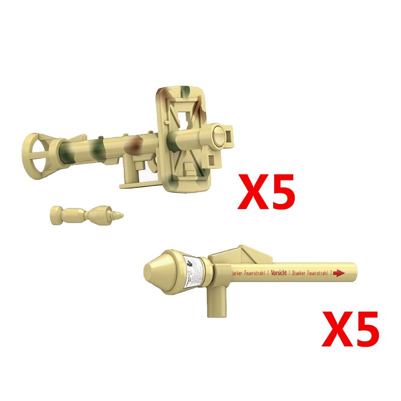 Military Soldier Weapons Building Block Accessory Bombs Throwing Object Knife Pistol RPG Iron Fist Gun Strap Toy Brick Gift J77
