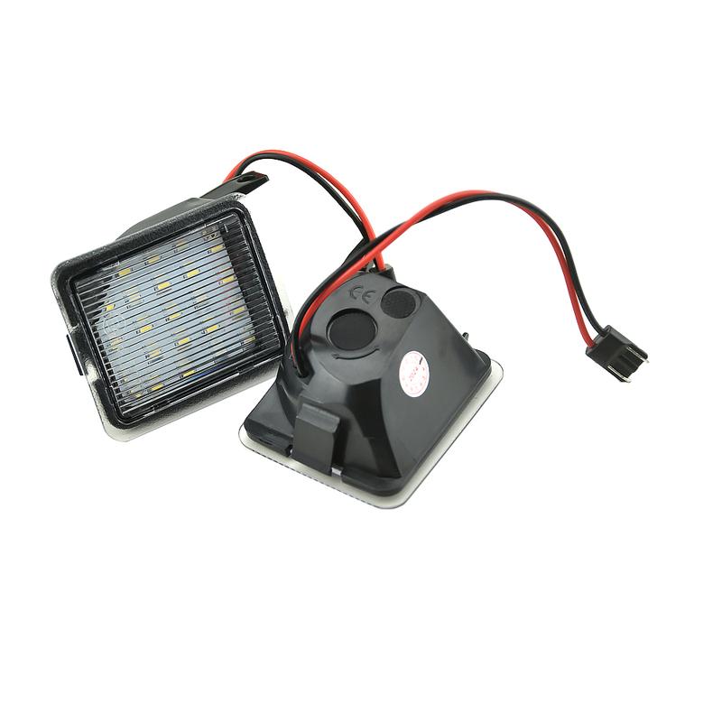 White LED Side Mirror Pudlle Light Fit For Ford C-Max 2003-2010 For Ford Escape 2015-2016