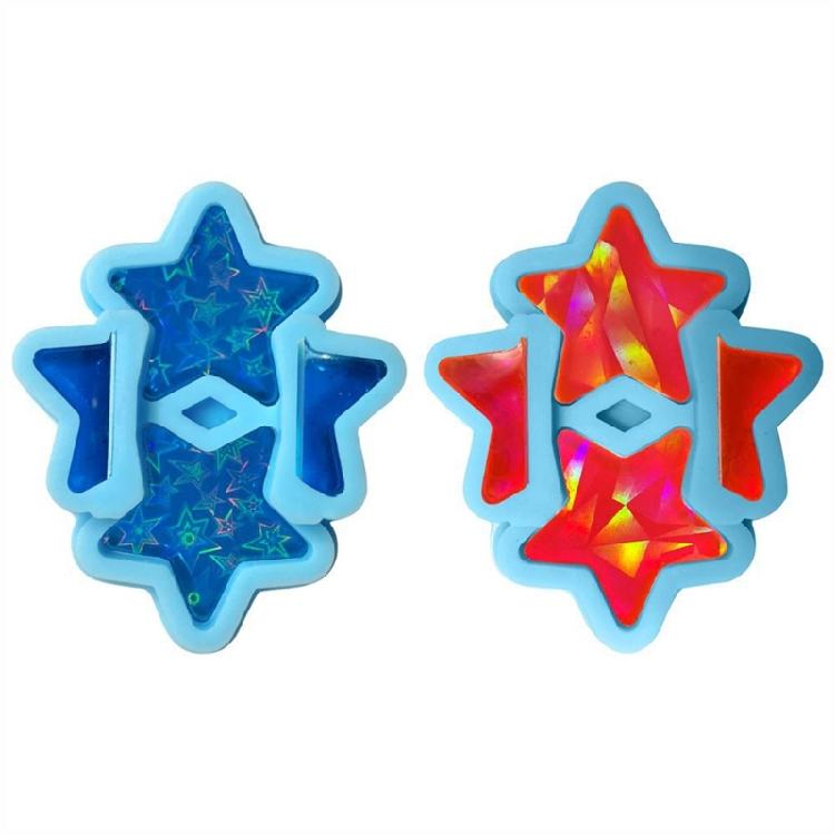 Straw Topper Attachment Silicone Mold Holographic Mold Straw Topper Resin Mold