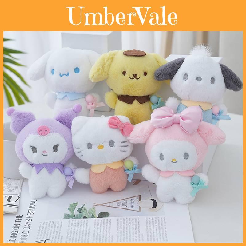 Adorable Lollipop Series Plush Keychain Cinnamoroll Kuromi Melody Plush Toy
