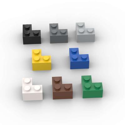 MOC 10PCS 2357 2x2 Corner Constructing Blocks High-Tech Plate House Castle Bricks Learning-Focused Particle Idea Plaything Children Xmas Gifts