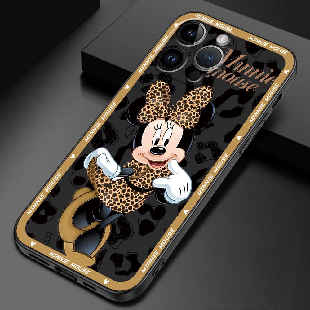 

Disney Микки Минни Чехол TPU Мягкий Фунда Бампер для Apple iPhone 12 Mini 11 15 Pro Max XS X 14 SE XR 8 Plus 13 Pro 13pro for iPhone 15