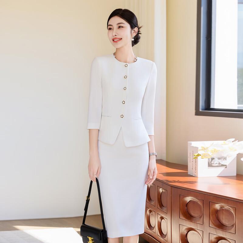 Women's Chic Summer Professional Suit Skirt Set