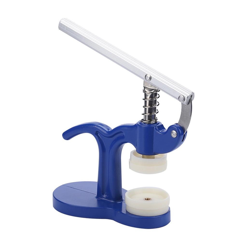 Watch Back Case Cover Press Closer Watchmaker Presser Repair Tool With 12 Dies Blue
