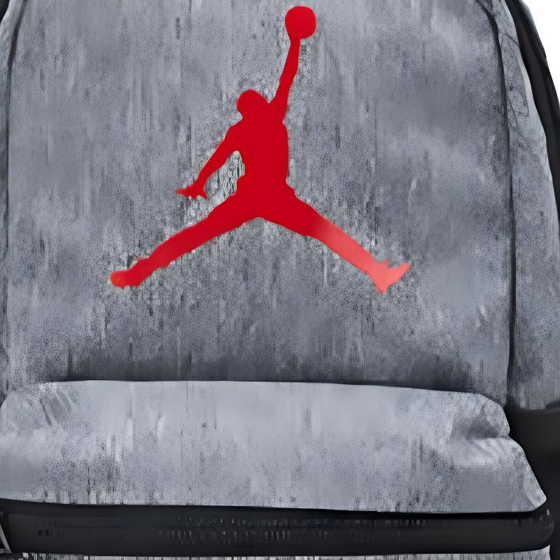 Jordan Polyester Backpack Small Size Unisex Gray Jordan 7A0346-R61