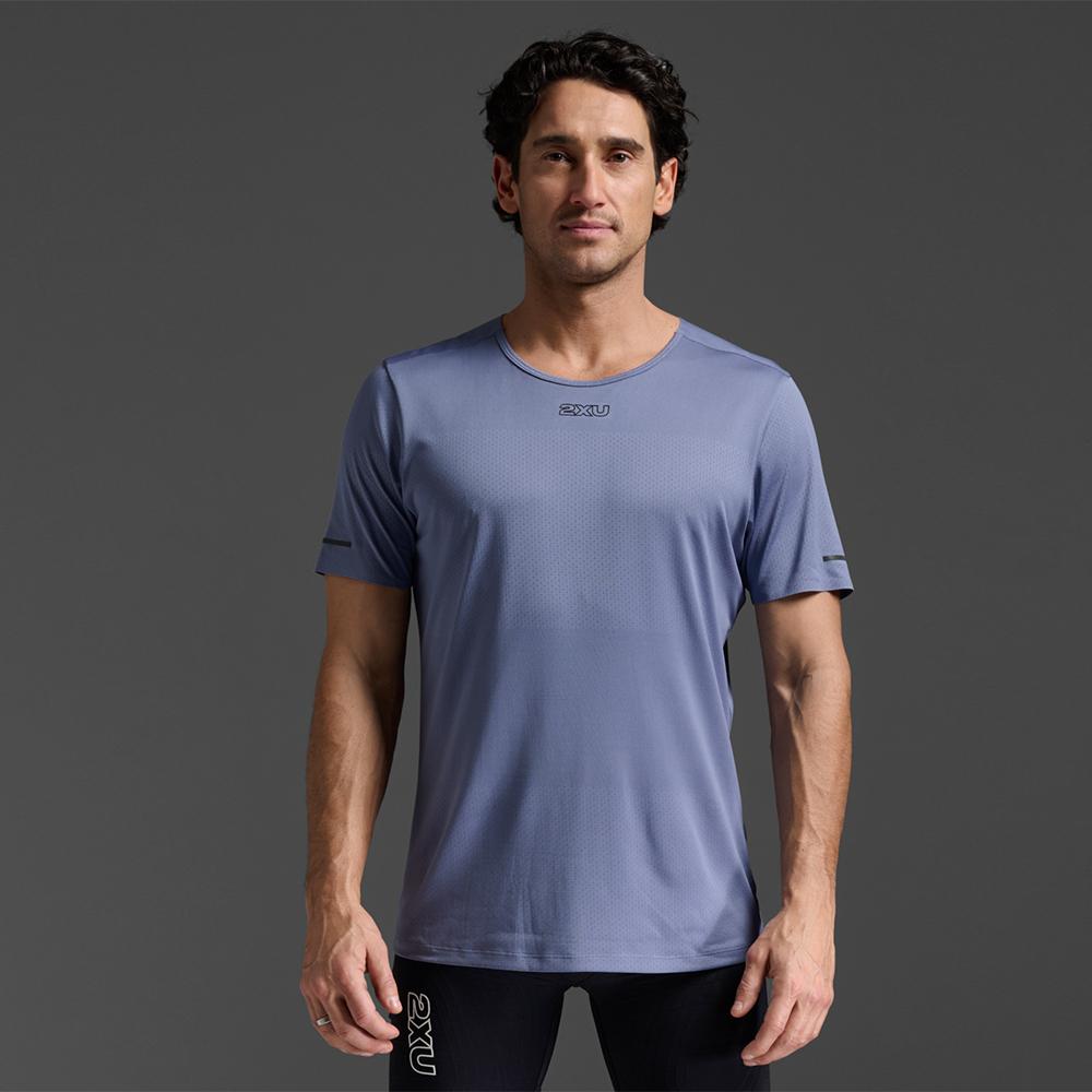 Tutaimjeuyu (MenS) Light Speed Tech Short Sleeve Tee Dark BlueMr7150Abst-Brf