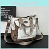 Canvas Tote Bag Women Large Capacity Shoulder Handbag For Daily Use