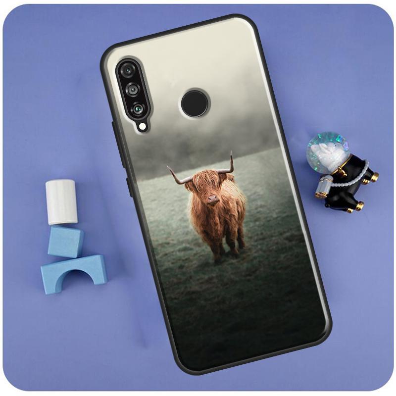 Highland Cows For Huawei Nova 3i 7i 8i 11i 12i 9 10 SE Y60 Y61 Y70 Y72 Y73 Y90 Y91 P20 P30 P40 Lite Case