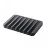 Porte Savon - Yamazaki - Flow - Silicone - Noir - 11.5x5cm