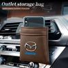 Car Storage Bag Air Outlet Debris Bag Phone Key Tidy Hanging Organizer Bag for Mazda 3 bk bl 323 Axela Atenza CX-3 CX-4 CX5 CX-7 vf2