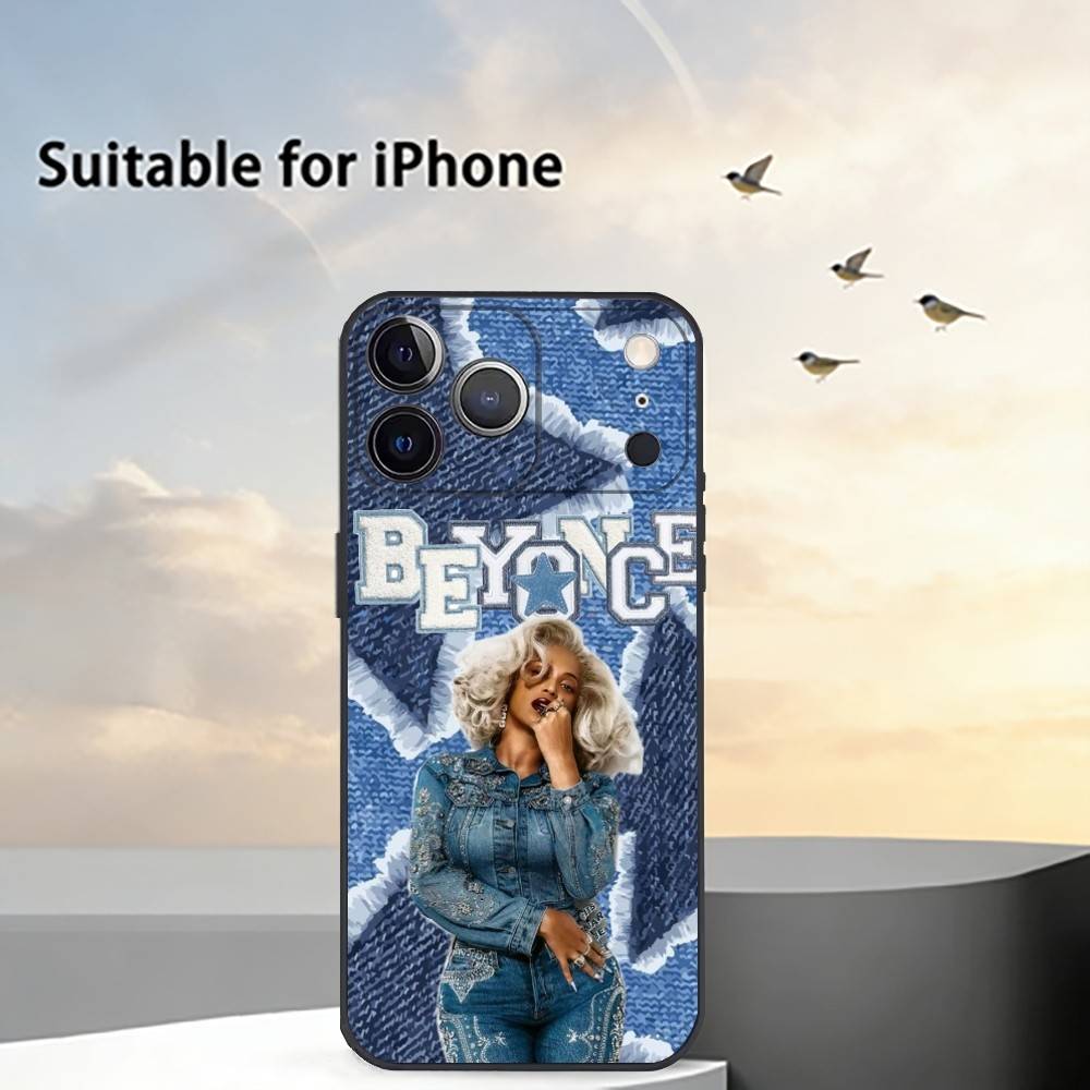 Beyoncé - Cowboy Carter Phone Case For iPhone 17, 16,15,14,13,12,11 Plus,Pro Max, Others Soft Black Cover
