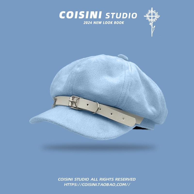 And Cute Cozy Octagonal Hat Women Made From Soft Cotton For Spring Wear Autumn