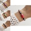 Ceramic Doublesided Fish Beaded Bracelet With Lucky Eyes For Women Gift