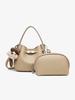 Korean Style Genuine Leather Bucket Bag with Cute Dog Pendant - Versatile Crossbody and Shoulder Bag for Women