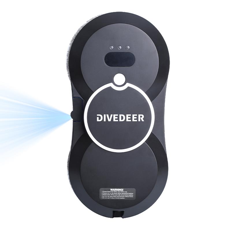 

DIVEDEER Home intelligent cleaning robot with automatic water spraying function, anti drop magnetic glass cleaning machine EU