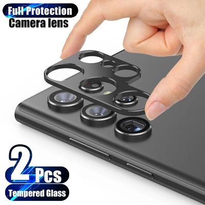2Pcs Camera Tempered Glass Screen Protector for Samsung Galaxy S22 23Ultra Plus Maximum Protection Lens Film