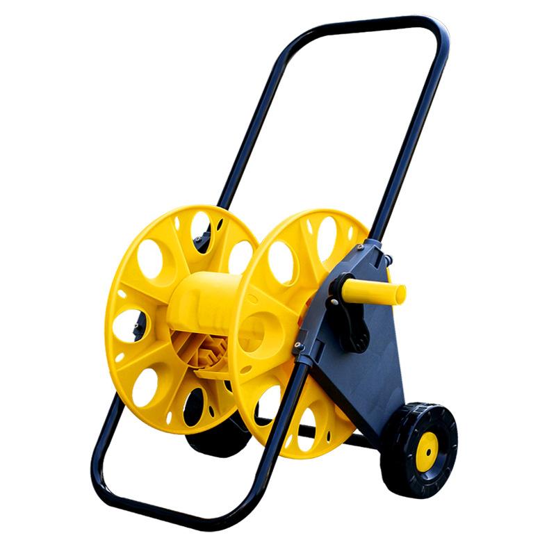 

Для нового типа с толкателем и колесами, экономящий труд, садовый, для полива сада, для мойки автомобилей, бытовой, тележка для шланга, хранение шланга