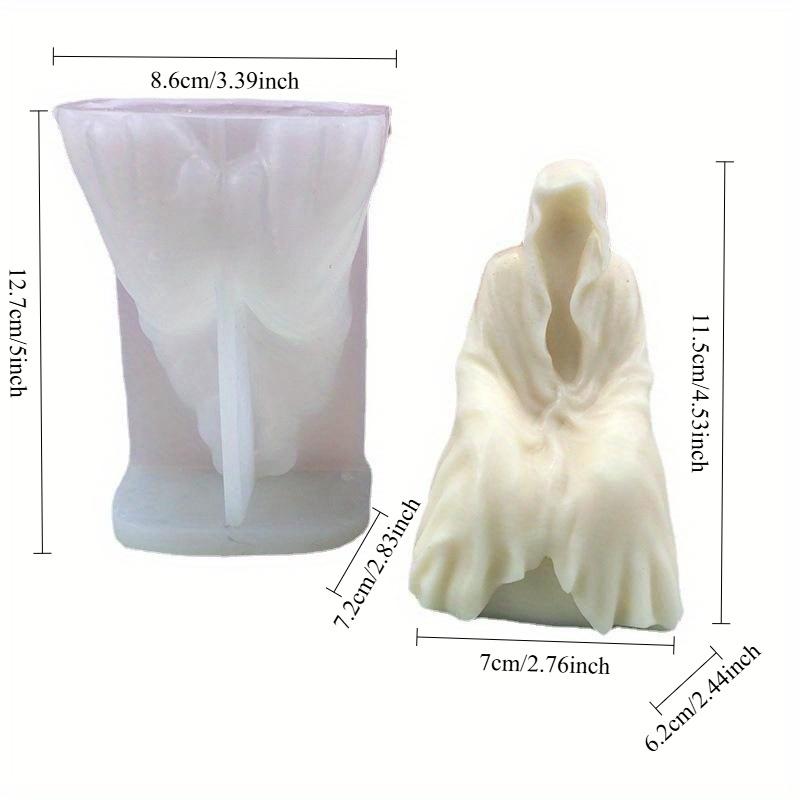 Silikonová forma na svíčky pro kutily, ručně vyráběné aromaterapeutické svíčky, sádrové ozdoby, mýdlové formy, řemeslné nástroje pro výrobu