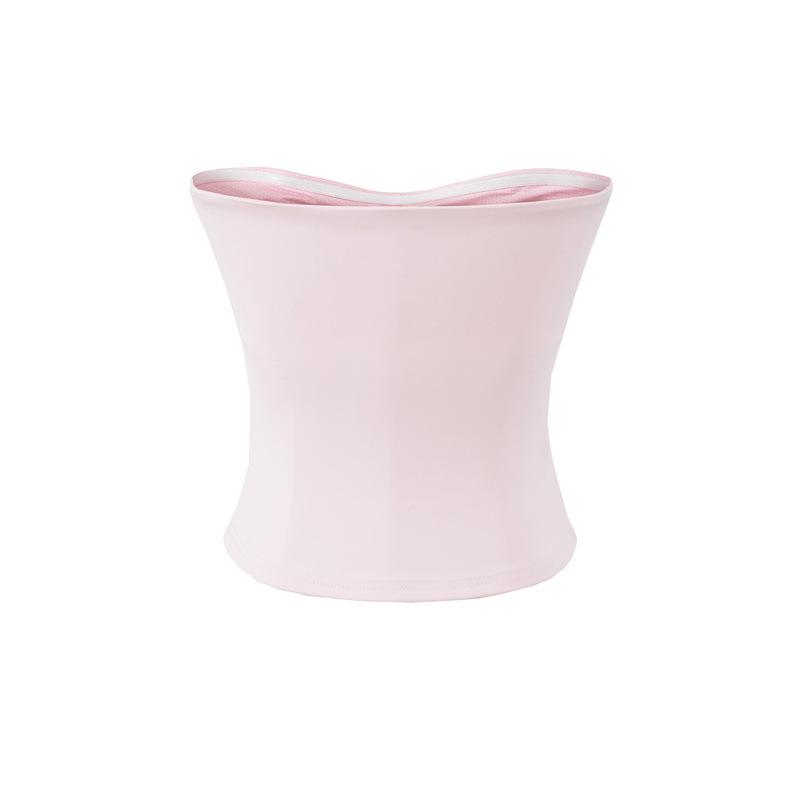 Kardashian Style Strapless Nude Tank Top with Chest Pads and High Elasticity for Women