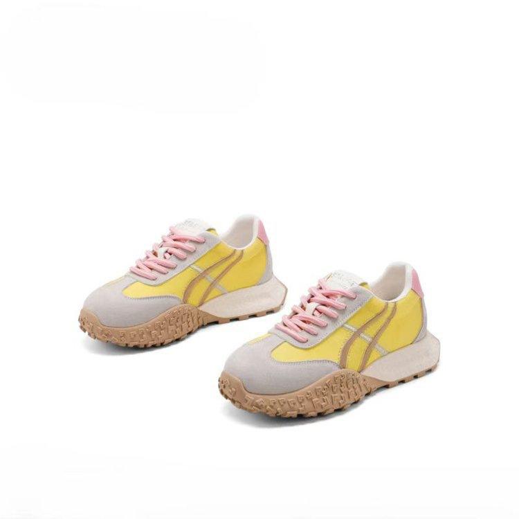 

Popular thick-soled low-top German training shoes women s models 2025 autumn new color matching sports popular casual and lightweight sports shoes 40