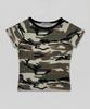 CHICKS Camo Slim Fit Basic T-Shirt Melange