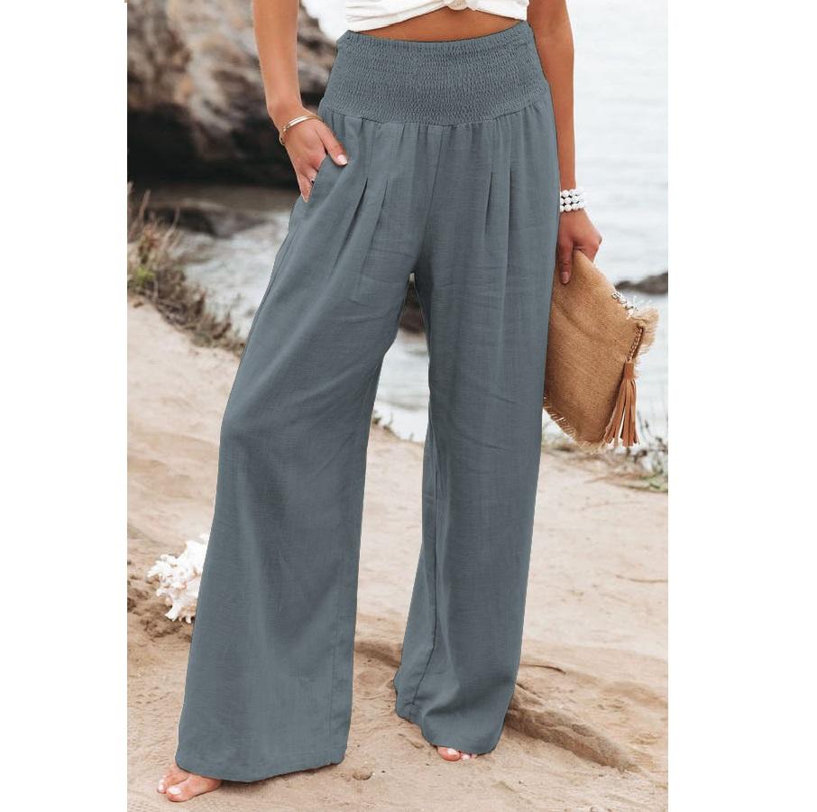 

Женские повседневные брюки в стиле casual, завернутые и потертые, средняя талия XS серый