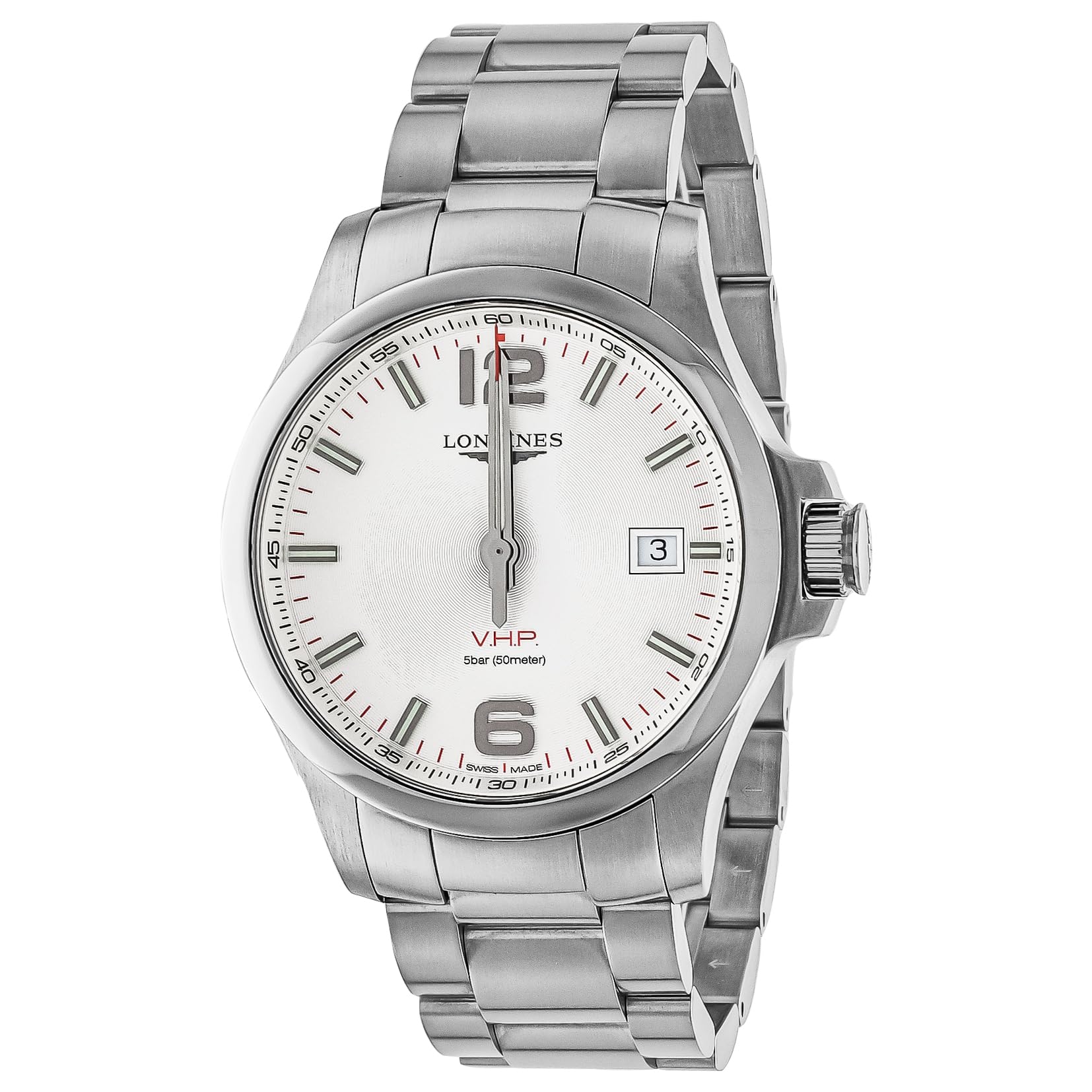 

Casual watch Conquest P Silver [Longines] V. H. L3.726.4.76.6 Men s [item]