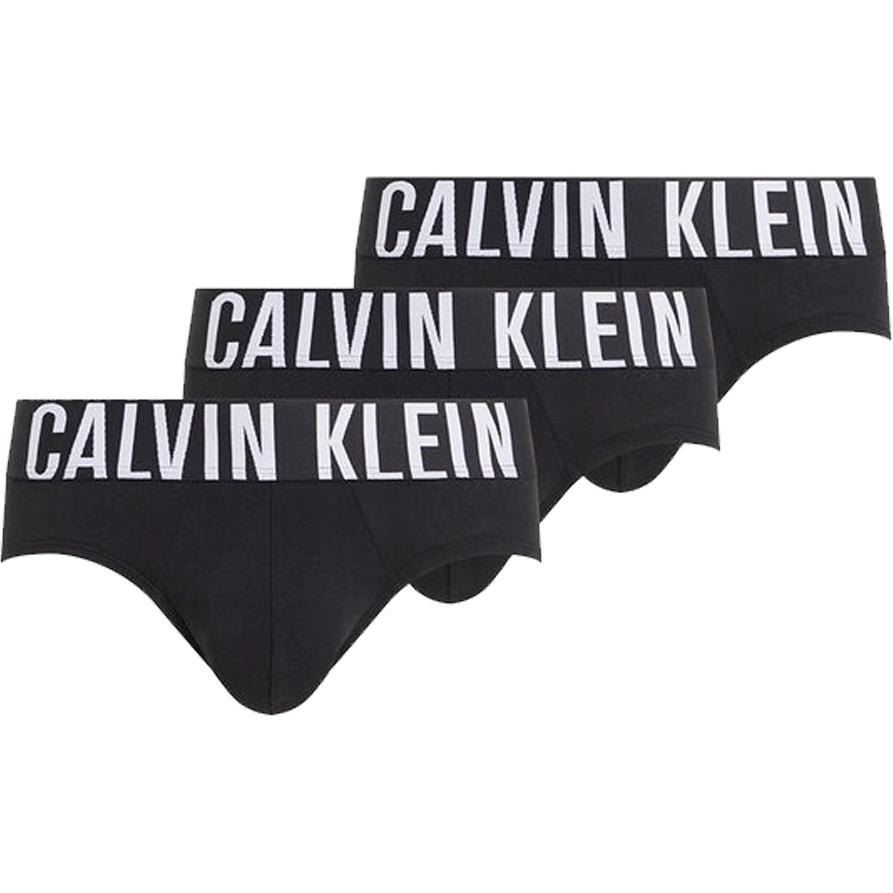 Calvin Klein Хип-бриф 3 шт. Удобное Простое Белье Треугольники с Принтом Букв Мужское нижнее белье 000NB3607A-UB1 L