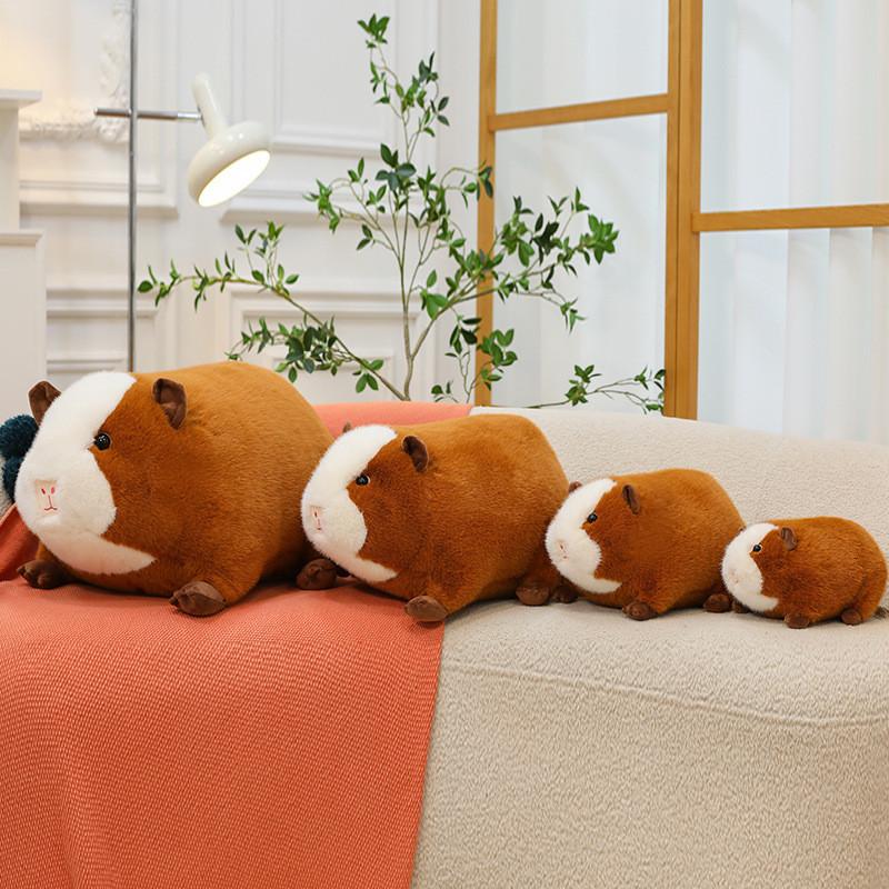Süßes Cartoon Braunes Pose Holländisches Schwein Plüschtier Puppe Für Kinder Kinder Geschenk