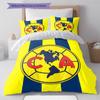 America Football Club Pattern Bedding,Quilt Set Quilt Cover Pillowcase Home Birthday Gift (1 * duvet cover + 2 * pillowcase, without core)