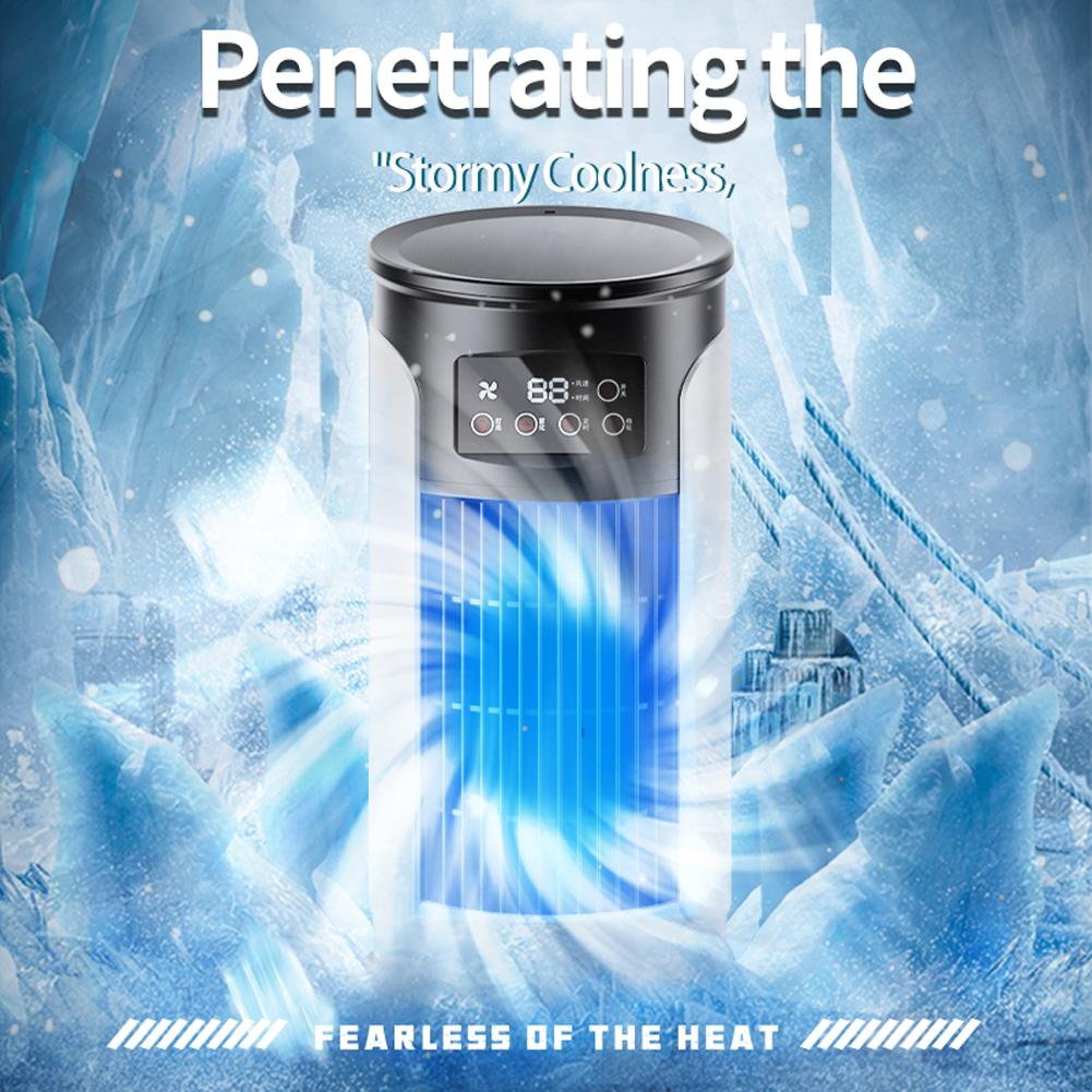 Portable Tower Fan with 6 Speeds Cool Mist & 6H Timer Air Cooler Desk Fan Cooling Fan for Bedroom Living Room Office