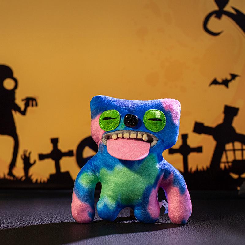 20CM Big Teeth Funny Ugly Monster Plush Doll Cute Tooth Monster Doll Play Doll Halloween Collection Gift