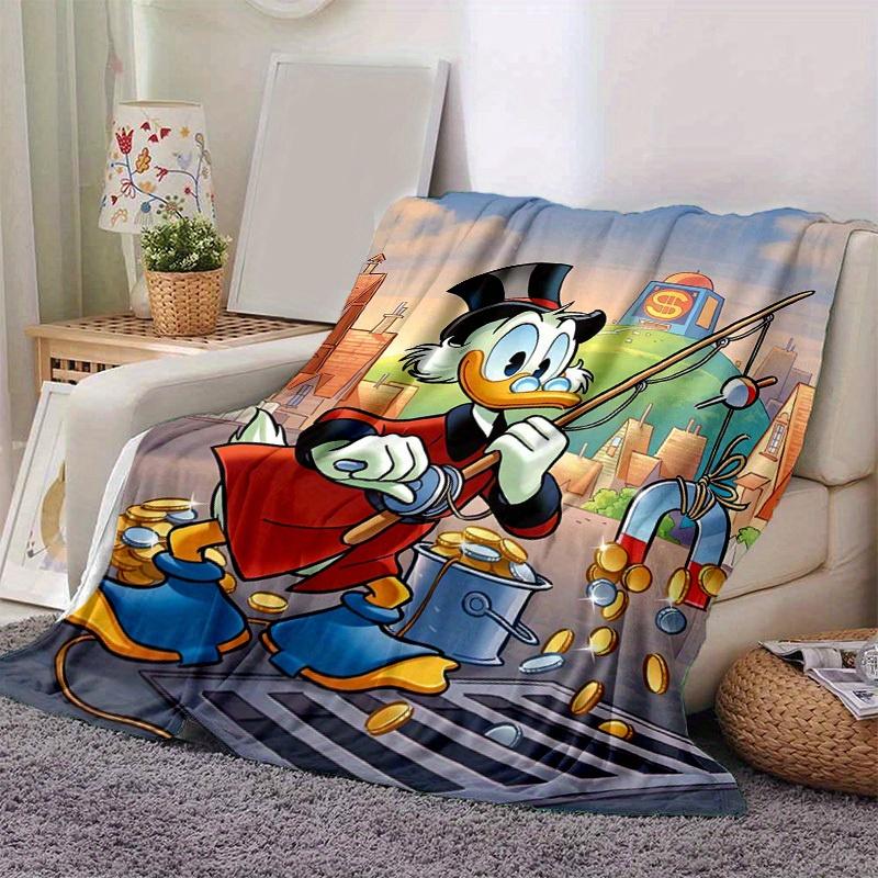 

1pc Scrooge McDuck Blanket Cozy Throw for Home Decor, Couch Cover, Outdoor Use, Gift Idea, Flannel Perfect for Bedroom, Living Room, Travel 80cmx120cm