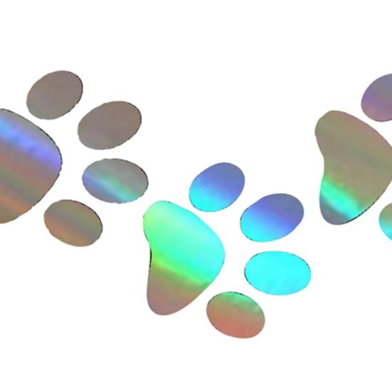 Auto-Dekoraufkleber, auffälliger, fein verarbeiteter PVC-Tieraufkleber mit Katzenpfotenabdruck für das Auto