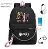 Giappone fumetti anime Demon Slayer Zaino Oxford di Alta Qualità Grande Capacità Borsa a Spalla per Studenti 0012