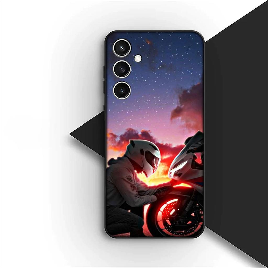 Cover for Samsung Galaxy S20 S22 S21 FE Ultra Plus A07 A17 A15 A16 A25 A57 A37 Phone Case Motor 1N23456 Motorcycle Motorbike