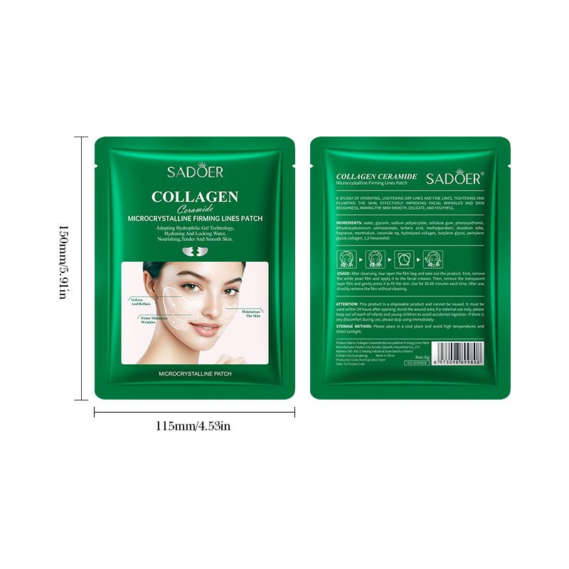 5PCS Collagen ceramide nasolabial folds SADOER microcrystalline firming light lines, tablets 6g