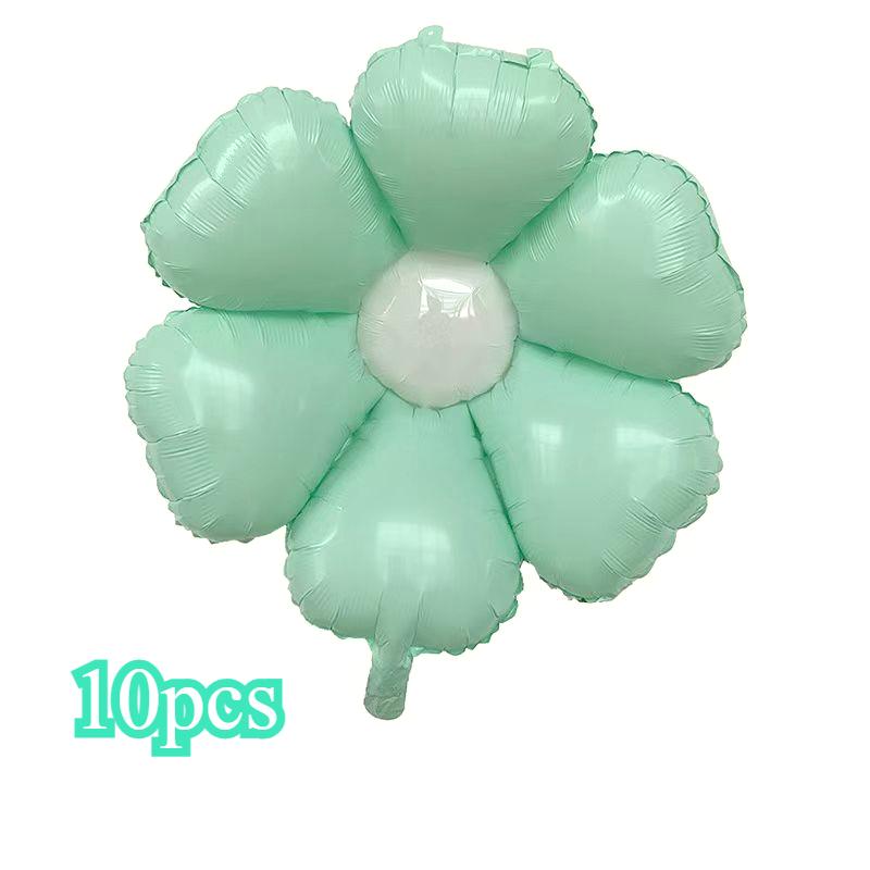 10pcs Flower Balloons Pink Rose Red Purple Flower Balloon Birthday Party Wedding Decorations
