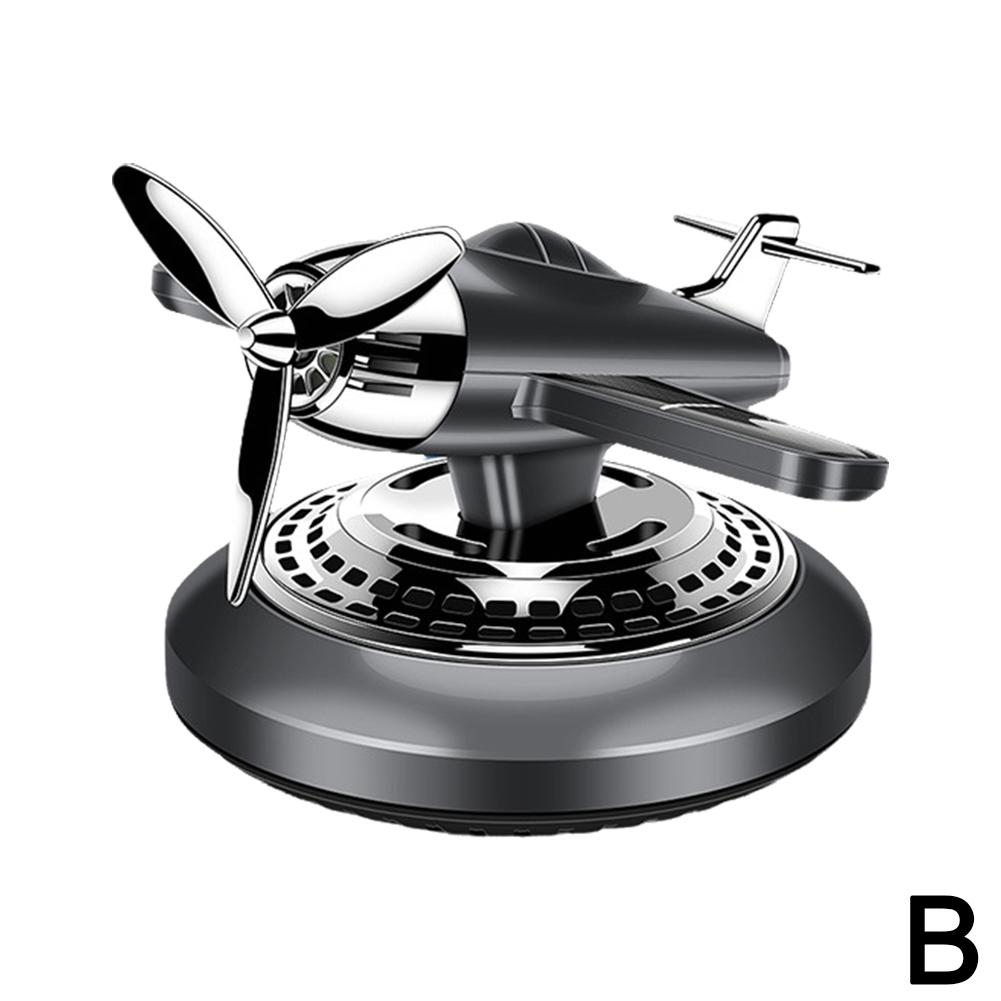 Solar Auto Lufterfrischer Automatische Rotation Aromatherapie Aromatherapie Dekoration Innenraum Propeller Styling Diffusor Auto Luft V9D5