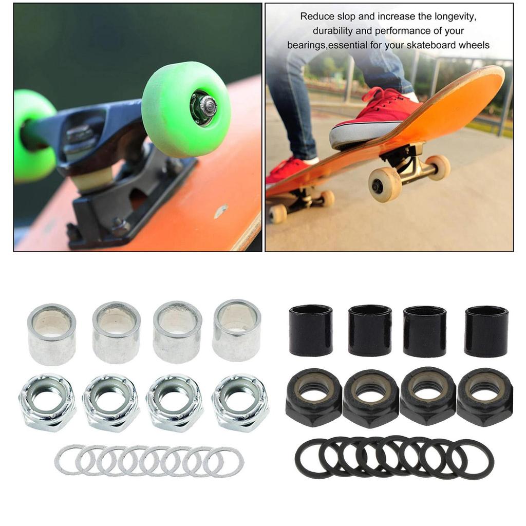 Podložky pod trucky skateboardu Matice Cruiser Longboard Kolečkové brusle Hardware