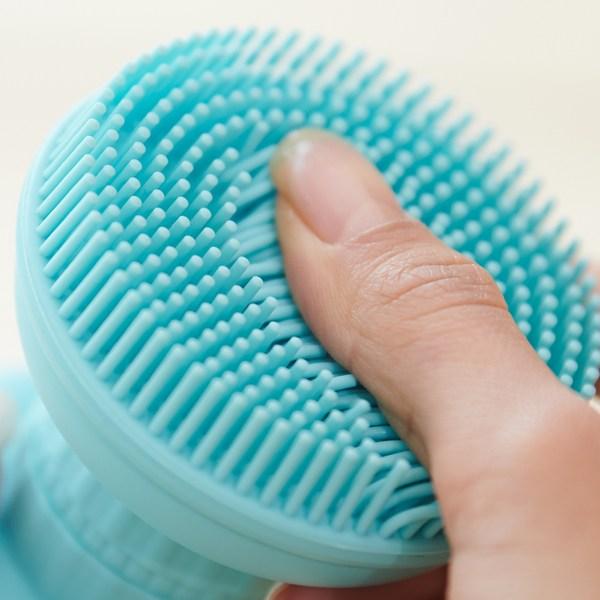 Weiche Massage-Duschbürste aus Silikon für Haustiere, koreanisches Haustiershampoo
