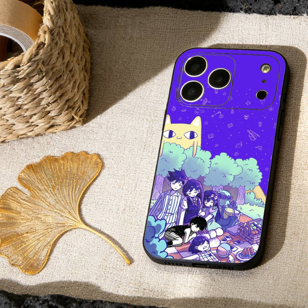 Omori classic Game Phone Case For iPhone 17, 16,15,14,13,12,11 X XR Plus,Others Soft Black Cover