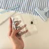 Creative Cute Transparent Mini Loose-leaf Hand Book Student Portable Notebook Ring Binder School Supplies