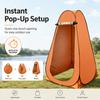 Portable Privacy Tent, Pop-Up Quick Open, Auto-Lock Zipper, Breathable Rain-Resistant, Compact for Camping Shower Toilet
