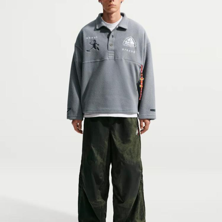 Nike ACG x CPFM Long-Sleeve Polo Grey Unisex Tops II1121-084