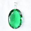 Natural 120.65 Ct Oval Cut Topaz CERTIFEID 925 Sterling Silver Green Pendant MY.PD-333-NS