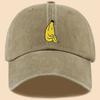 Banana Pattern Fun Printed Baseball Cap, Comfortable and Breathable Peaked Cap, Fashionable and Casual