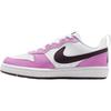 Nike Court Borough Recraft Versatile Comfortable Low-Top Kids Skate Shoes Kids sneaker Pink White DV5456136