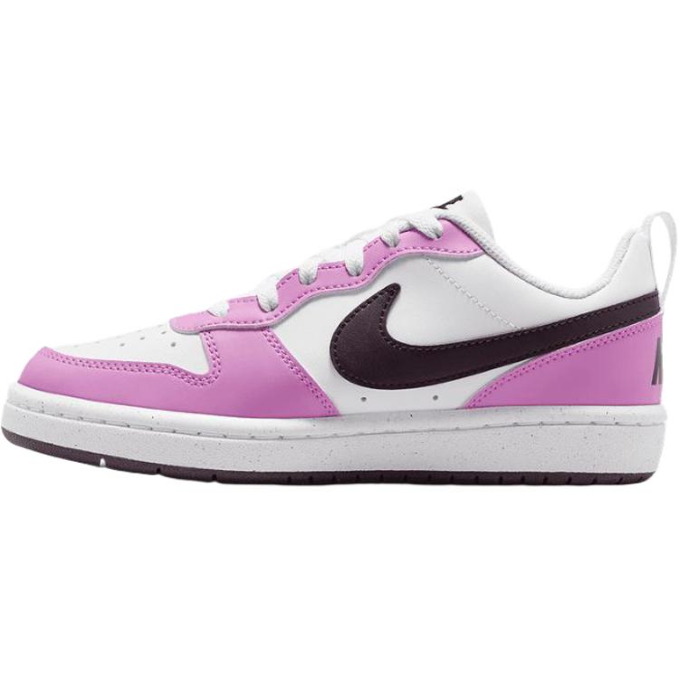 Nike Court Borough Recraft Versatile Comfortable Low-Top Kids Skate Shoes Kids sneaker Pink White DV5456136